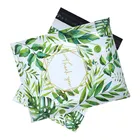 Новинка, цветочные гладкие портативные Экспресс-сумки, оригинальные самозапечатывающиеся плотные полиэтиленовые конверты, футболки, почтовые пакеты с повреждениями