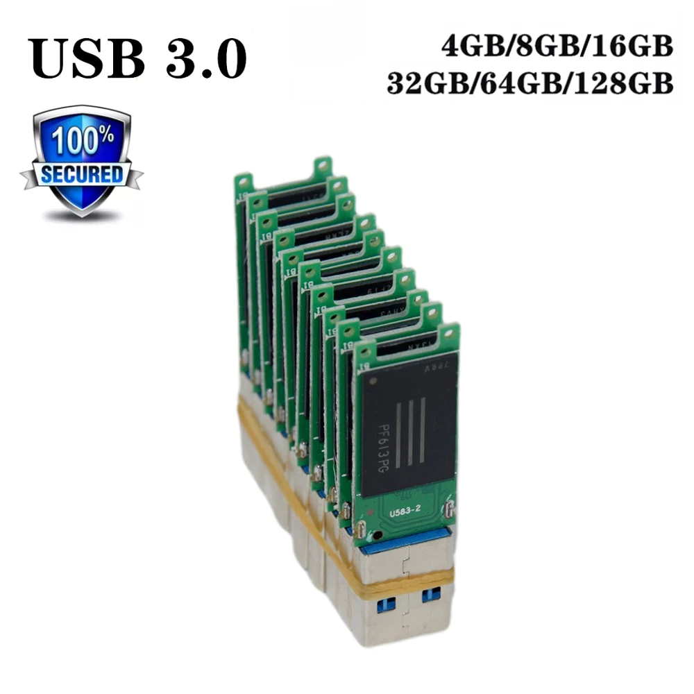 Флеш-память UDP USB 3 0 4 ГБ 8 16 32 64 128 длинный U-диск полуфабрикат универсальный чип