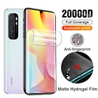 Матовая Гидрогелевая пленка с защитой от отпечатков пальцев для Xiaomi Mi Note 10, Mi10 Lite, зеркальная Защита экрана для Xiomi Note10 Pro, без защитного стекла