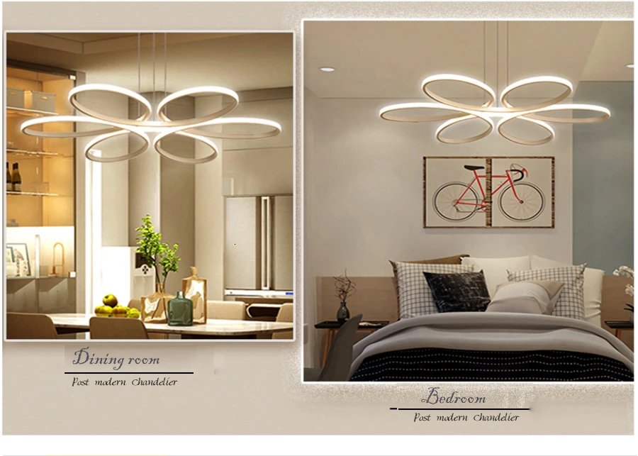 Современная светодиодная люстра лампа для освещения гостиной спальни дома с