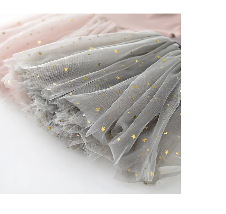 

Girls' New Children's Princess Dress Korean Version Pentagram Long Sleeved Dress Baby Girl Clothes Kids Dresses For Girls