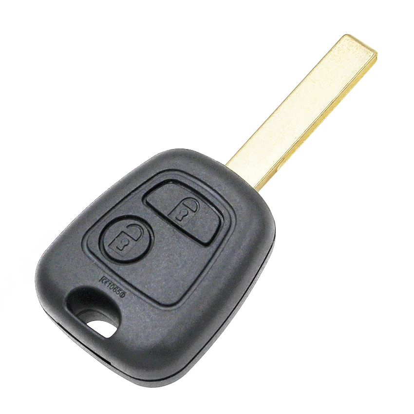 2 кнопки дистанционного ключа оболочки чехол fob для peugeot 206 307 для Citroen Berlingo Xsara Picasso с uncut HU83/NE72/SX9 лезвие