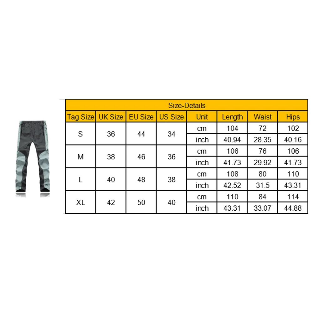 Mens Hiking Pants Summer Men Quick Dry Waterproof Trekking Fishing Camping Trousers Breathable Male Climbing Outdoor D25 | Спорт и
