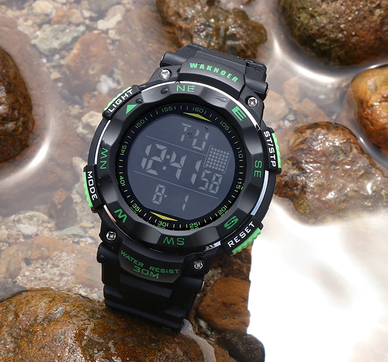 Часы наручные мужские цифровые спортивные модные водонепроницаемые с