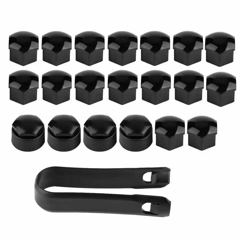 

20pcs Lug Nut Set Car Wheel Locks with Disassembly Tool Lug Nut Preotective Covers for Tesla Model 3/X/Y 2016-2020