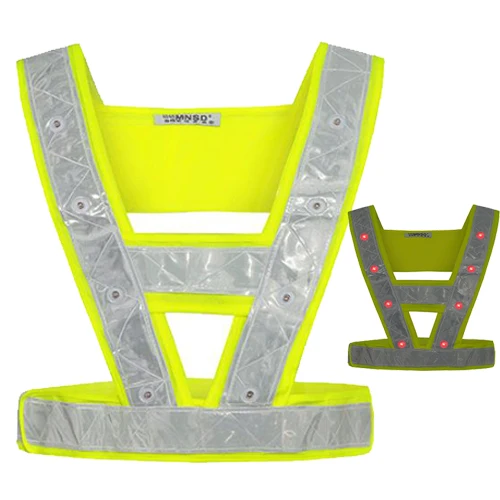

NEW Led Cycling Bicycle Reflective Warning Vest