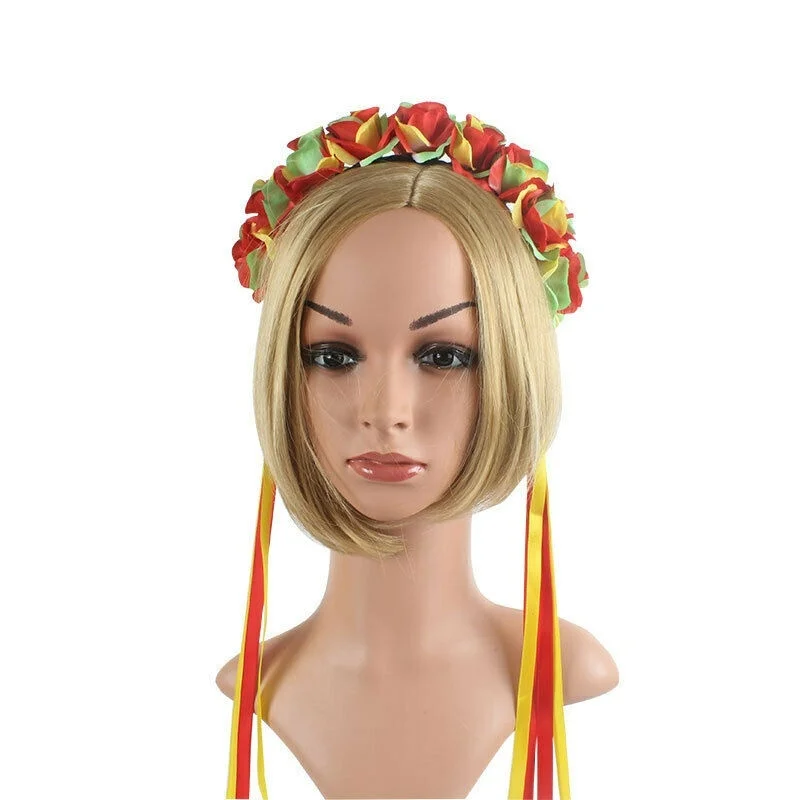 Женское платье с вуалью для девочки на тело розы невесты цветочным узором