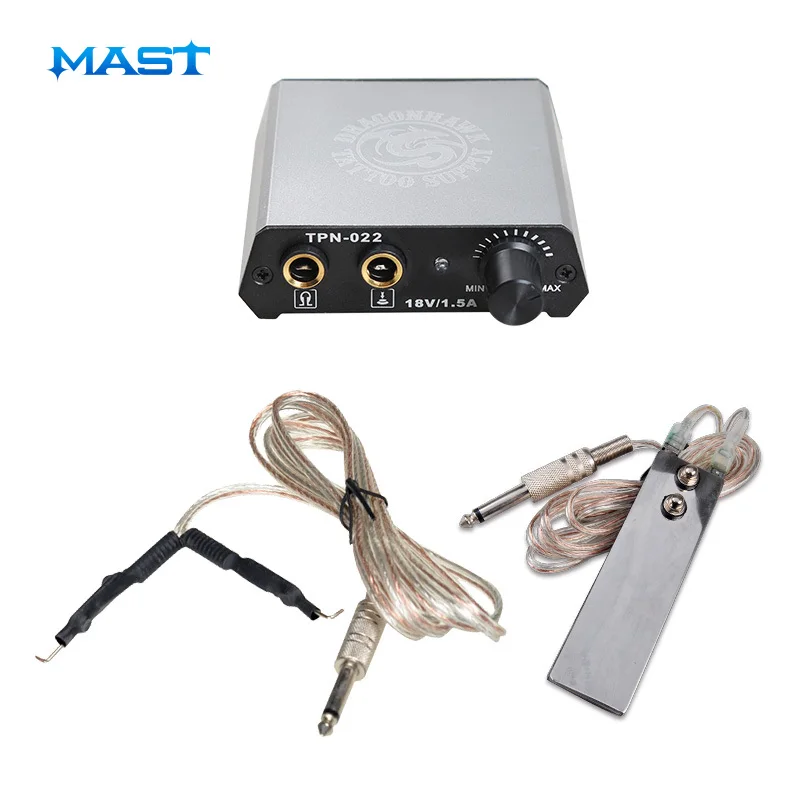 Набор питания для тату машины регулируемый шейдер лайнер ножная педаль зажим