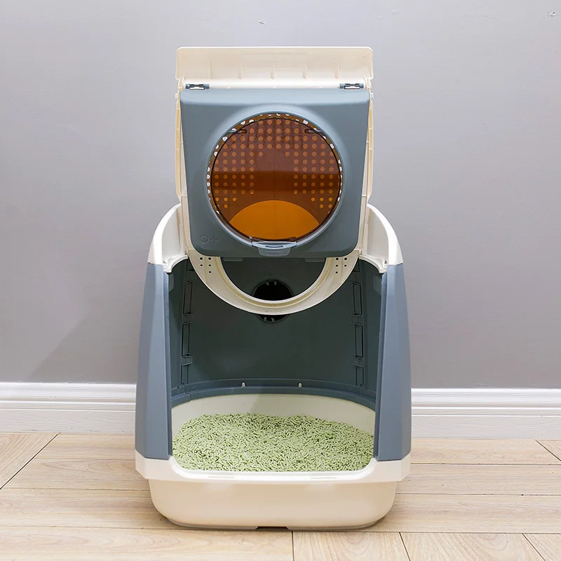 Полностью закрытый ящик для кошачьего наполнителя комнатный туалет дрессировки