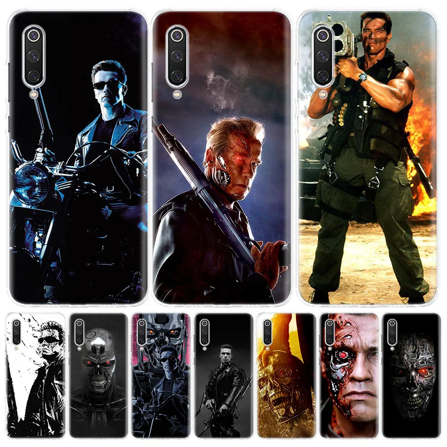 

The Terminator Silicon Call Phone Case For Xiaomi Redmi Note 10 Pro 11 9 10S 8 9S 11S 11T 8T 7 9A 9C 9T 7A 8A Cover Coque