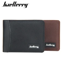 baellerry mens wallet slim short business men leather wallet purses with zipper coin pocket multi card card holder gift for men