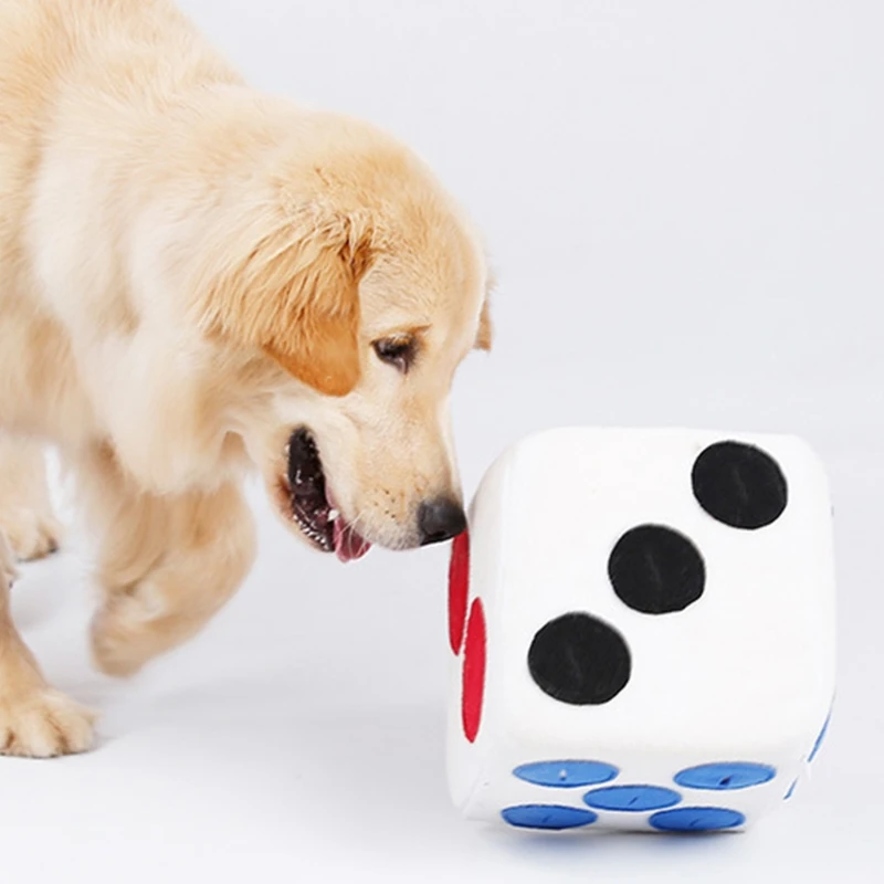 

Dog Slow Feeder Puzzle Interactive Snuffle Dice Toy Food Dispenser Snuffle Mat