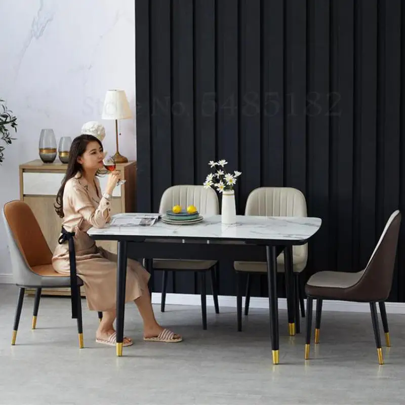 Обеденный стул в скандинавском стиле простой на спине стол для макияжа отеля