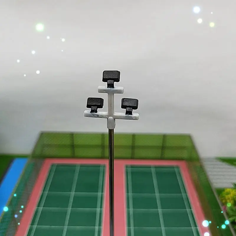 

3Led Street Lamp 1:100 Ho Scale Led Street Light Scenery Mini Lamppost For Sand Table Model 3