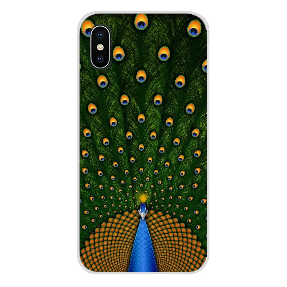 Аксессуары чехол для телефона с голубыми зелеными перьями павлина Samsung A10 A30 A40 A50
