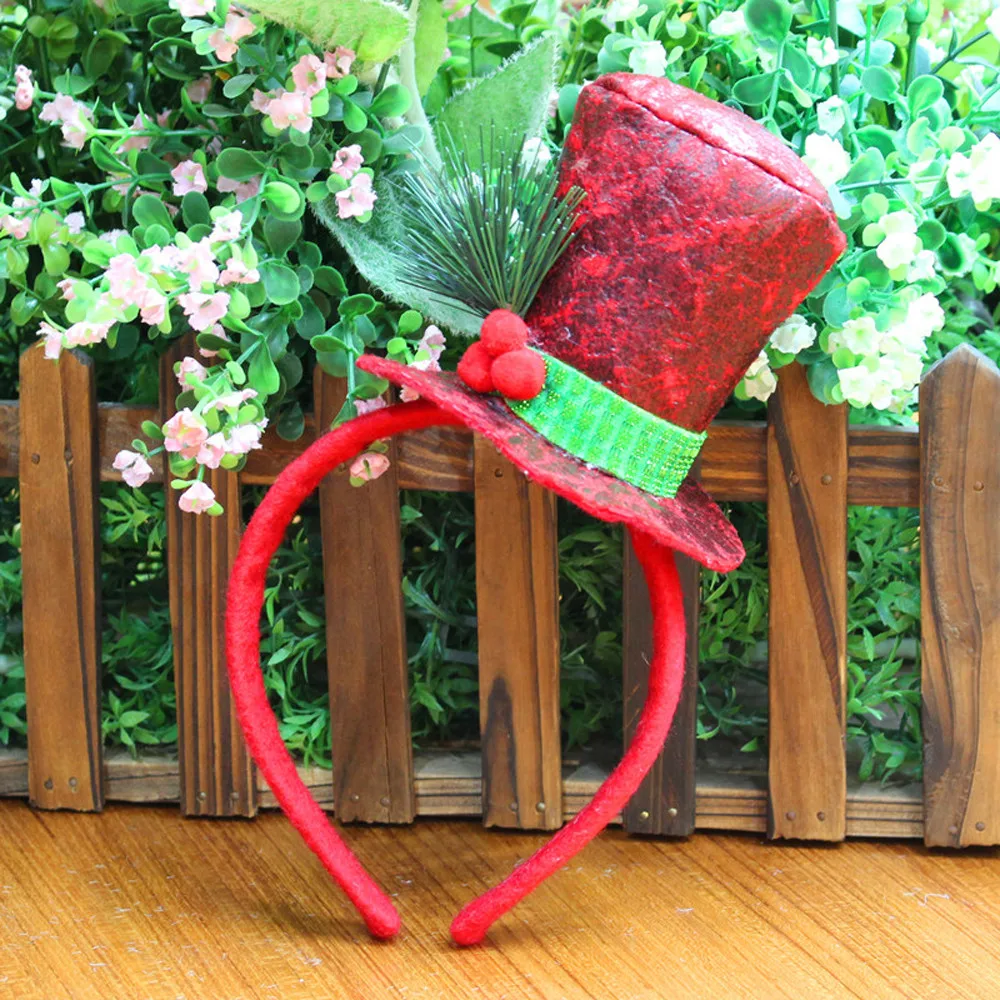 Лидер продаж Рождественская повязка на голову рождественские вечерние