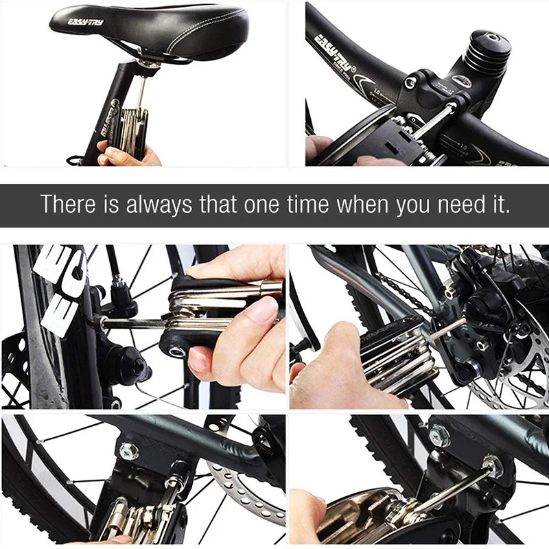 

16 In 1 Bicycle Tools Sets Mountain Bike Bicycle Multi Repair Tool Kit Wrench Screwdriver Mountain Cycle Tool Repair Accessories