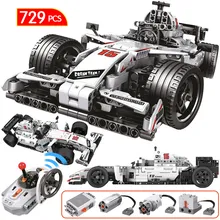 729PCS City Electric Drift Remote Control Racing Car Model Building Blocks Technical RC Sports vehicle bricks Toys For Children