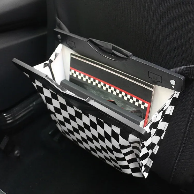 Складной мешок для мусора на спинку сиденья автомобиля из ПУ кожи|Мусорка в авто|