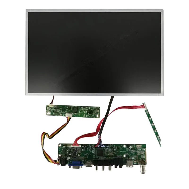 Kopen Diy Lcd Nestelen 21.5 Inch Lvds 30Pins Led Scherm Met Control Board Ondersteuning Hdmi Vga Usb Bnc Av Input