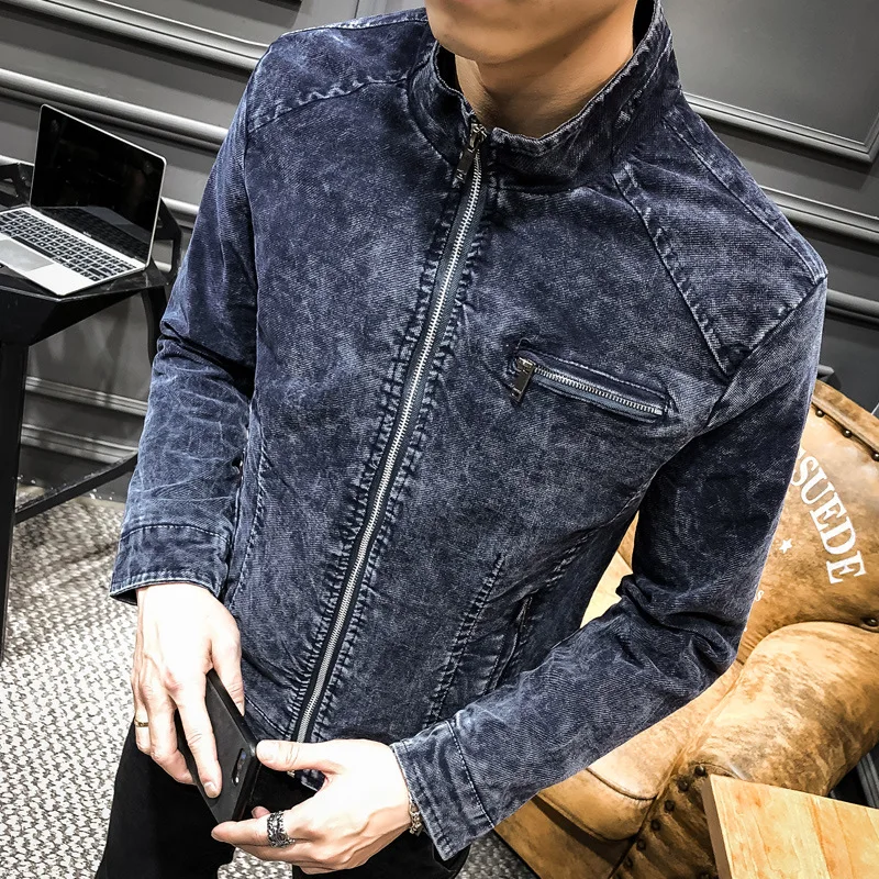 

2021 Spring and Autumn New Men's Retro Denim Jacket Youth Casual Jacket Fashion Men Clothing Streetwear Men's Tops