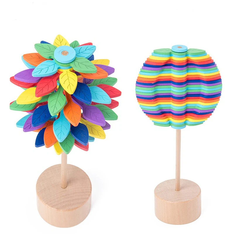 Смешная декомпрессия вращающаяся леденец серия Фибоначчи настольное украшение