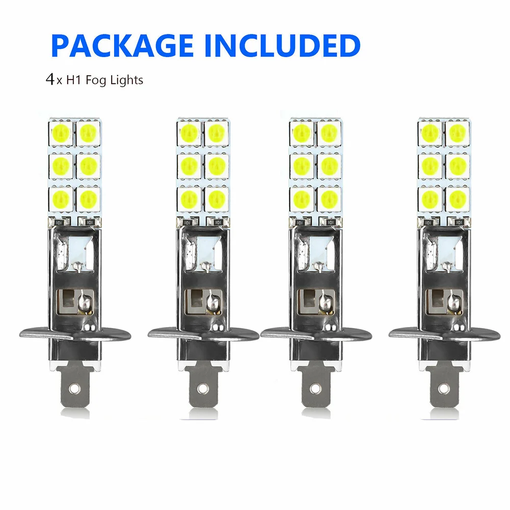 

1800LM Fog Driving Light Lamp 360 Parts Universal 6000K Super White LED Headlight Bulbs