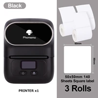 phomemo m110 smart thermal label printer bluetooth compatible business barcode label price tag cable sticker label maker