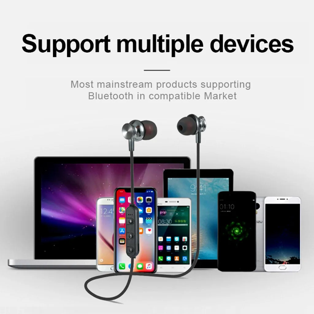 Bluetooth 4 2 стерео наушники гарнитура беспроводные магнитные вкладыши Blutooth