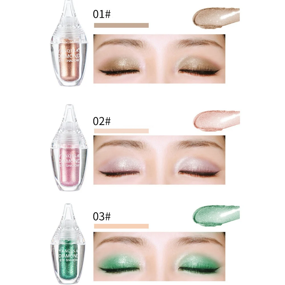 1 шт. профессиональные блестящие жидкие тени для век |