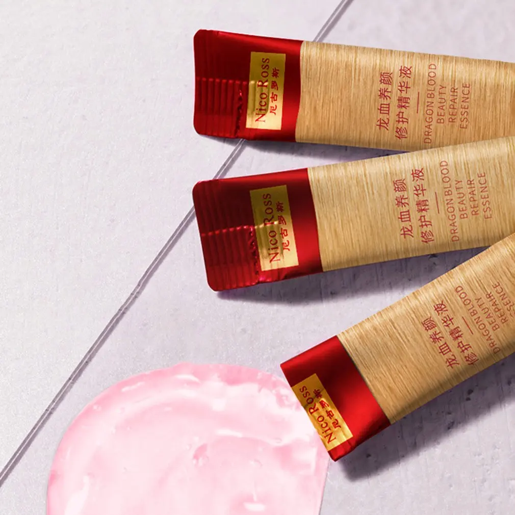 

20pcs Disposable Dragon Blood Good Night Essence Brightening Anti-wrinkle Moisturizing Shrinking Pore Essence