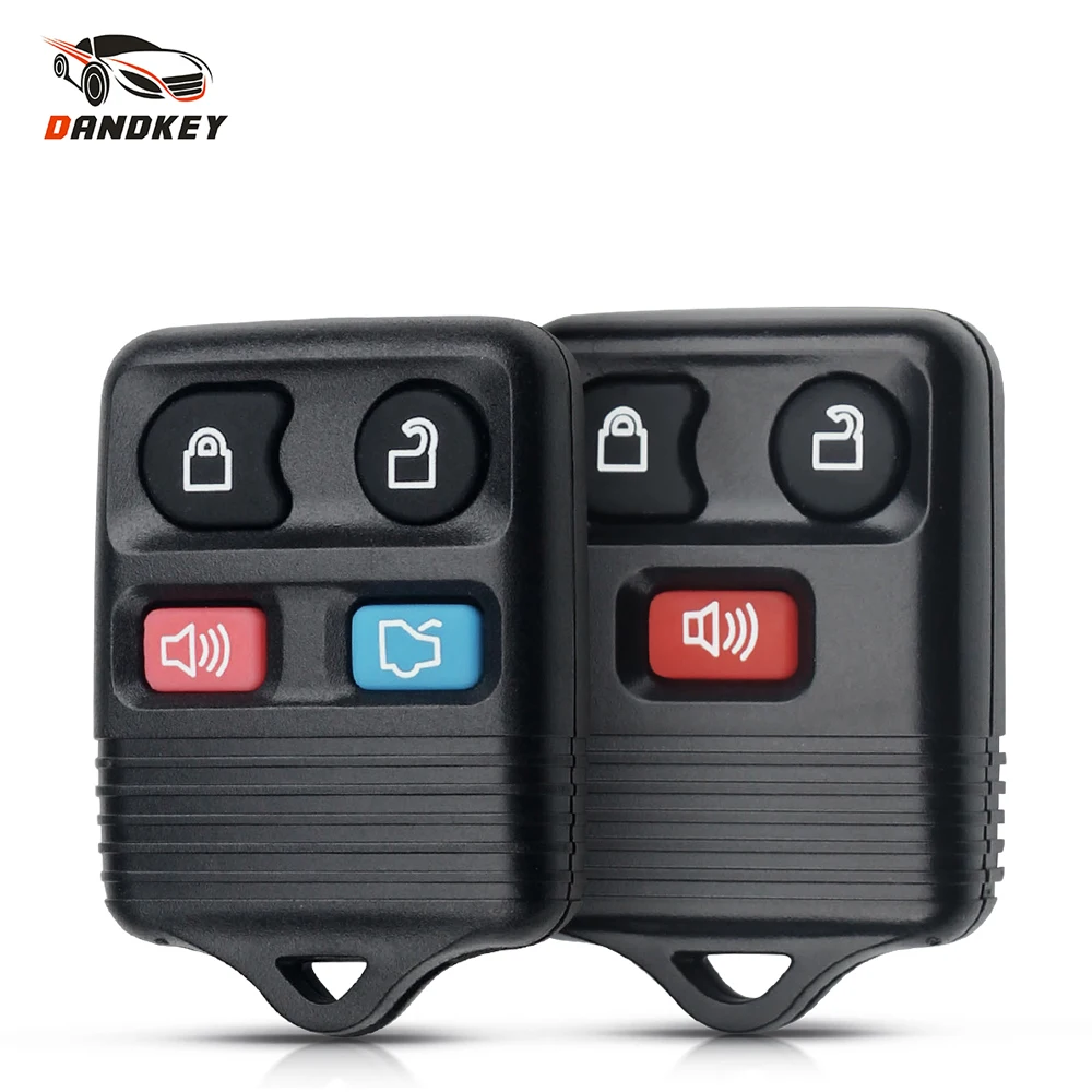 

Dandkey 25pcs 3/4 Buttons Replacement Car Remote Key Shell Fob Case For Ford Escape Exursion Explorer Mercury Keyless Entry Key