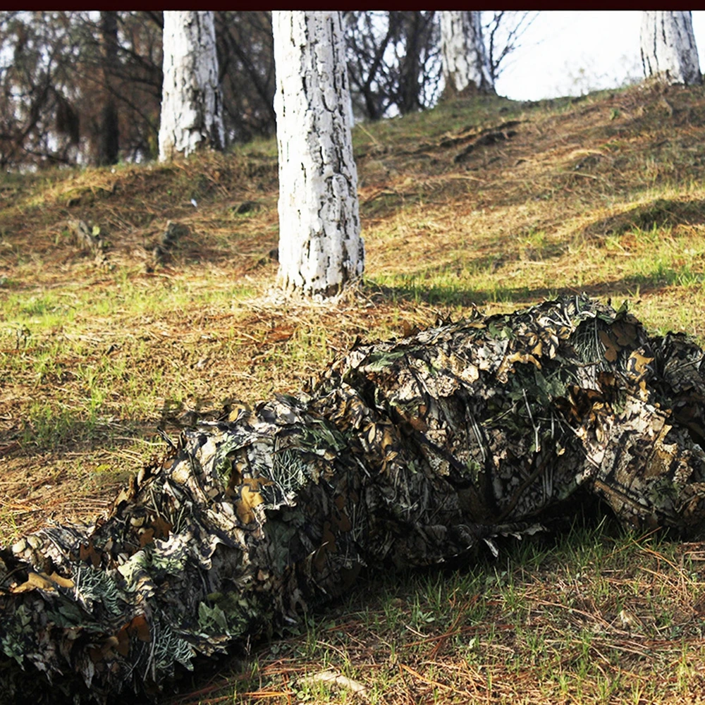 Тактический Камуфляж листьев лесная местность камуфляжный костюм Ghillie набор 3D