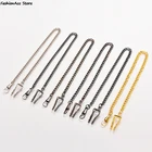 Старинные кварцевые женские мужские винтажные карманные часы 5 цветов Новая бронзовая цепочка из сплава