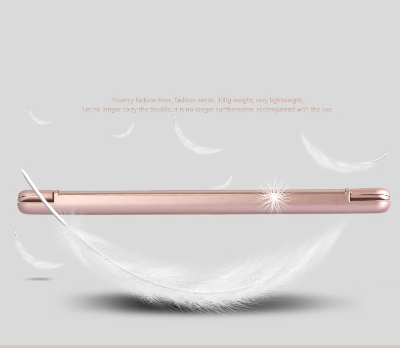 [Новинка] Алюминий 4,0 Bluetooth беспроводная клавиатура для iPad Pro 10,", металлический жесткий чехол+ Интеллектуальный переключатель вкл/выкл+ 7 цветов подсветка