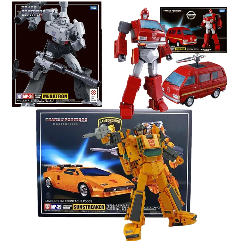 

Оригинальная TAKARA TOMY Transformers Mp39 Mp36 Mp27 Mp25 MP11T MP12 коллекция Desformation Экшн фигурки Автоботы модель игрушки