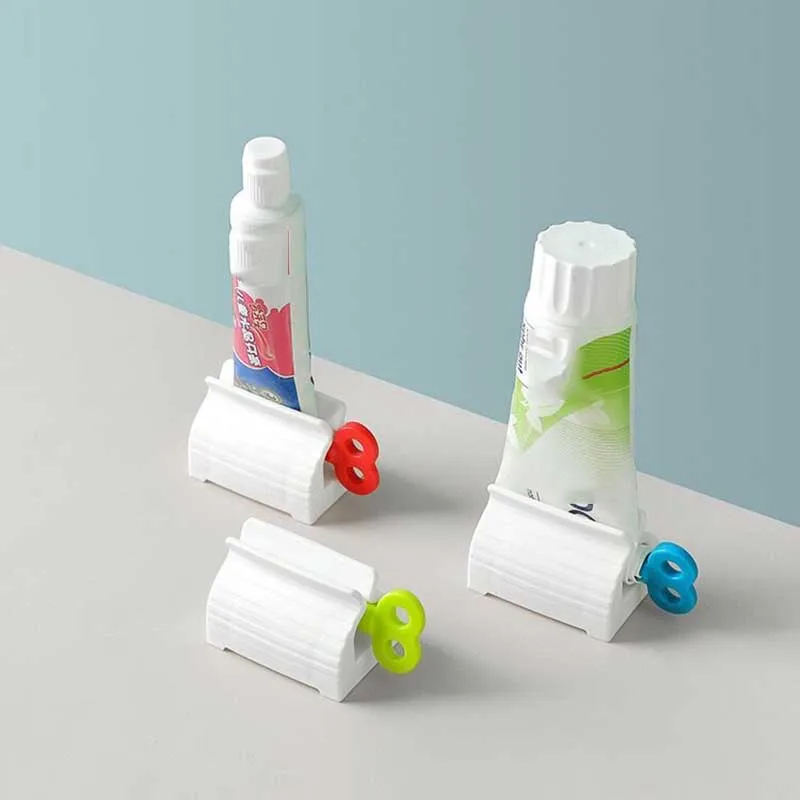 

1Pc Home Plastic Toothpaste Squeezer Tube Easy Dispenser Rolling Holder Bathroom Supply Tooth Cleaning Accessories