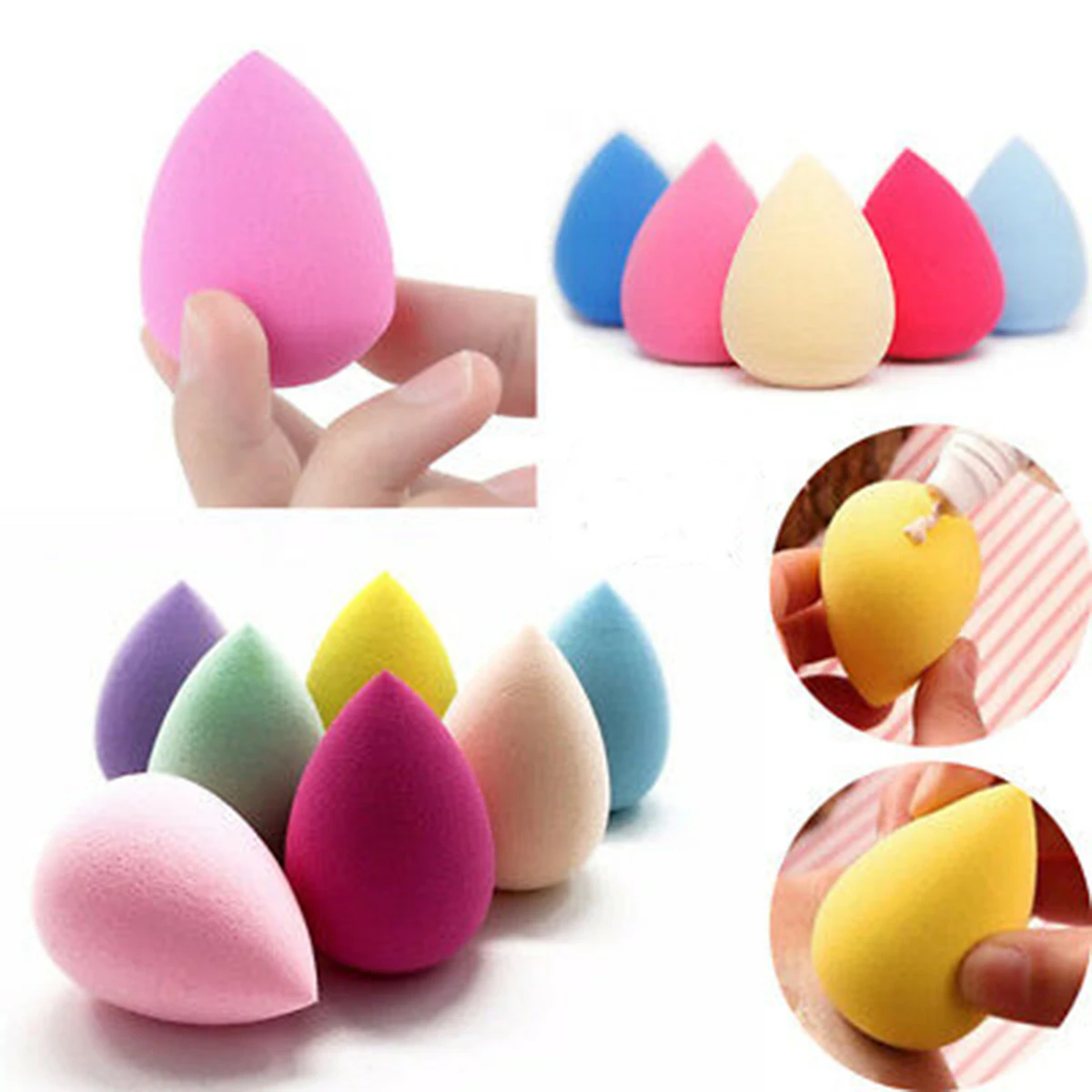 Новый макияж Губка Макияж Красота основа блендер буферный слоеный Набор