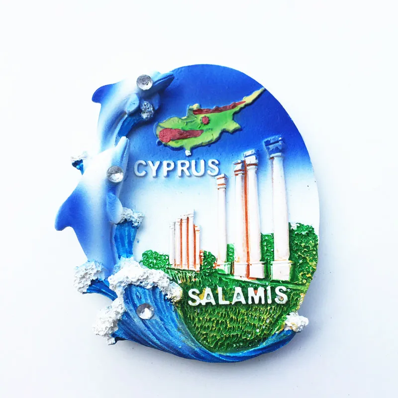 Европейский 3D кипрей вкус магнит на холодильник туристические сувениры