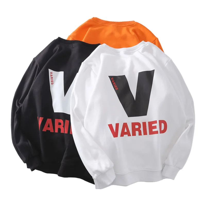 

Свитшот мужской с капюшоном, винтажный худи в стиле Харадзюку, с надписью, корейский стиль, большие размеры, в стиле хип-хоп