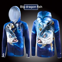 2020 fishing hooded clothing fishing shirt summer sun protection anti mosquito fishing hoodie breathable anti uv fishing jackets