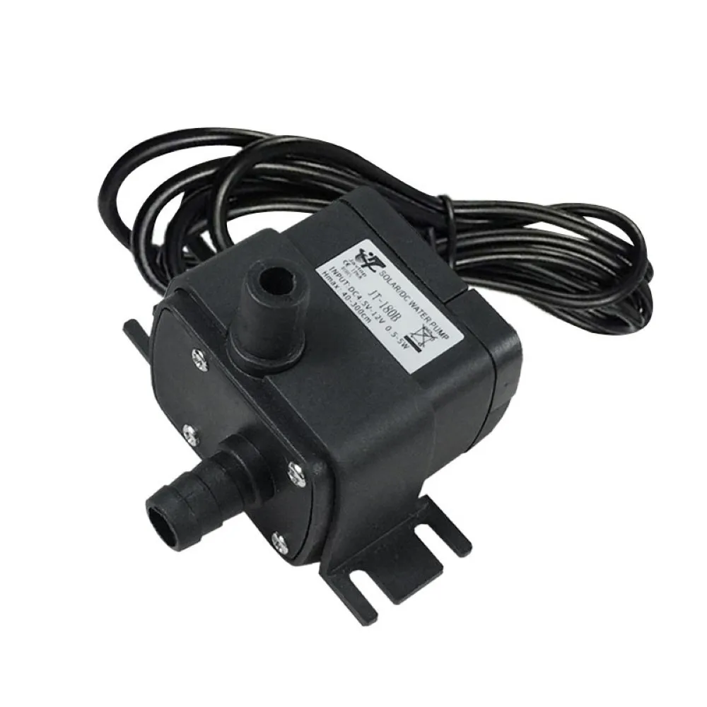 

Brushless Water Pump Electric Plastic Small Motor Submersible Fish Water Pond 350L/H 5W DC 12V Energy Saving