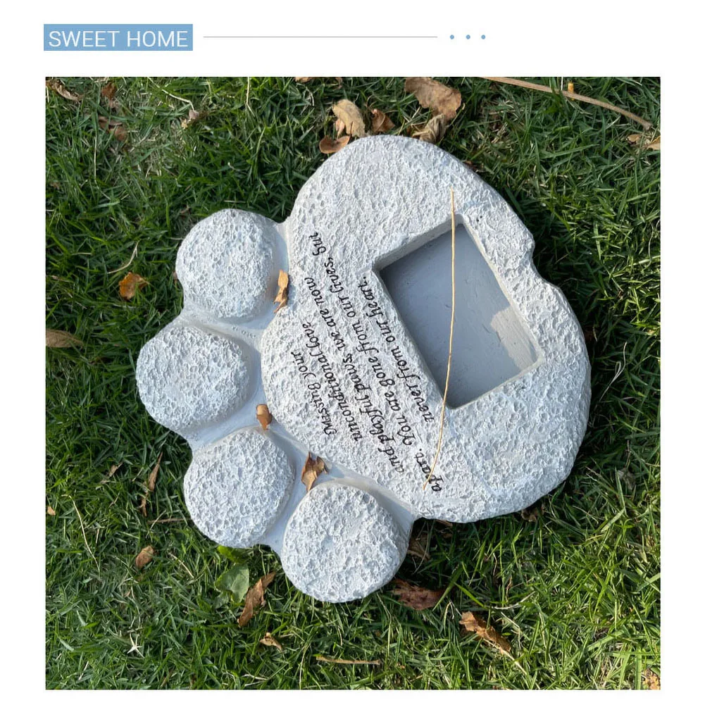 Памятные надгробия для домашних животных камень с фоторамкой памятник питомцев