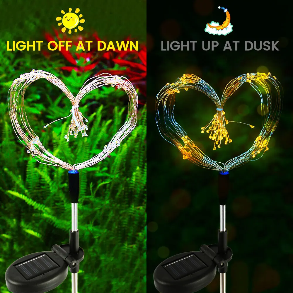 

Solar Lights LED Lights Fireworks Christmas Wedding Landscape Lights Paths Lawn Festival Lights Outdoor Waterproof Garden Lights