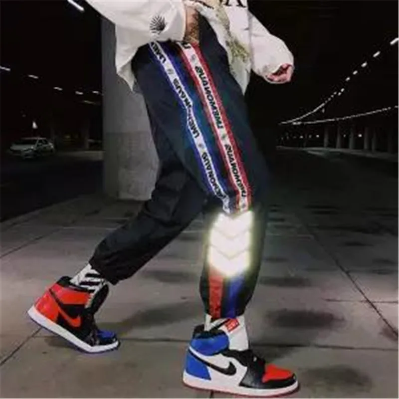 Мужские спортивные штаны с принтом в виде звезд белые тренировочные стиле