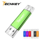 Флеш-накопитель otg, Usb флешка 4 ГБ 8 ГБ 16 ГБ 32 ГБ 64 ГБ, Usb флеш-накопитель полной емкости, usb карта памяти, подарок смартфону