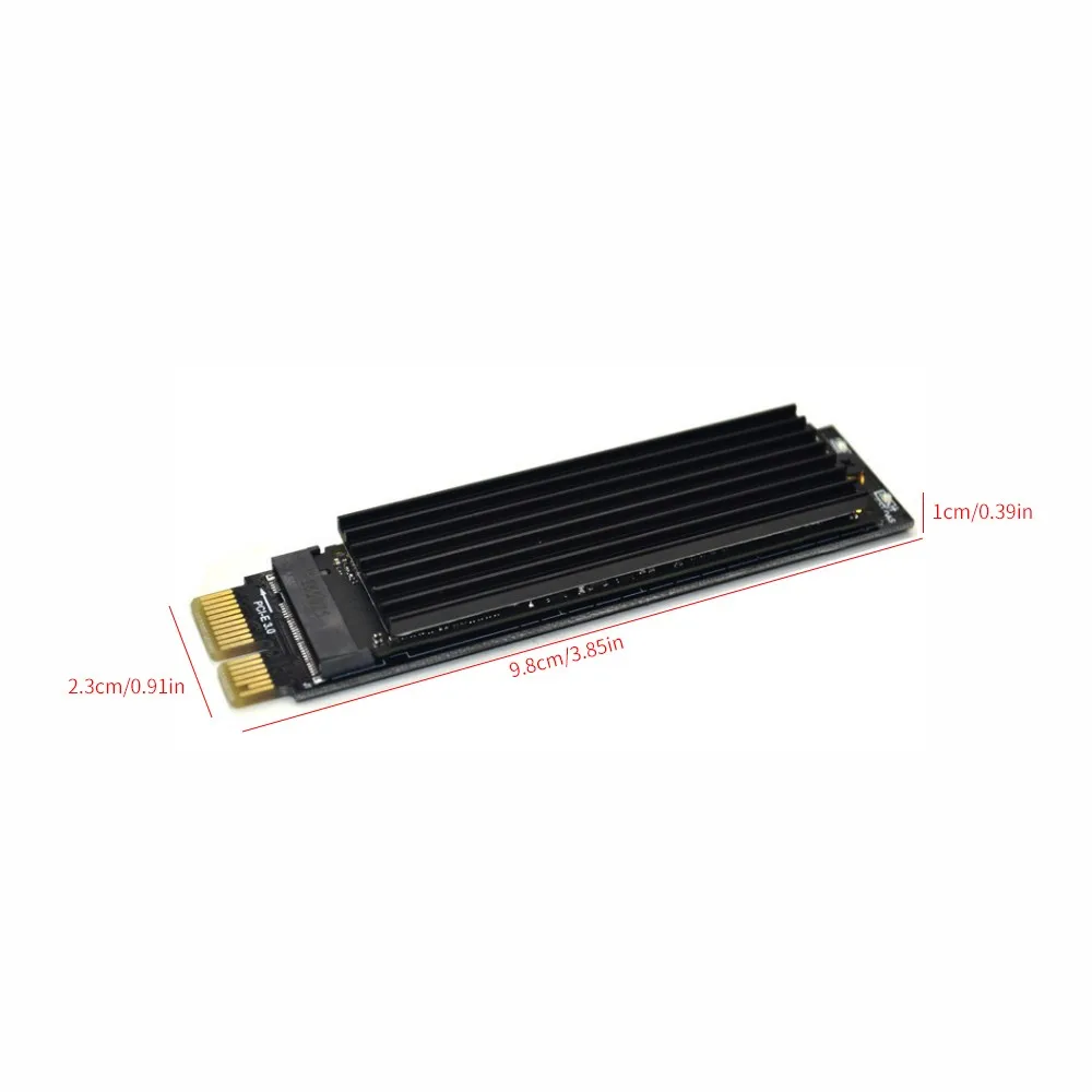 PCI-E to NVME M.2 Adapter Card with Heat Sink and Thernal Pad SSD Reader Supporting 2230/2242/2260/2280 | Компьютеры и офис