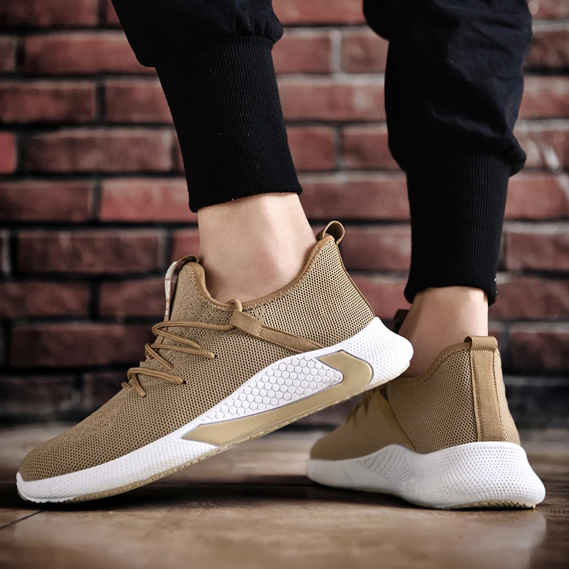 2020 Новая мужская обувь дышащие мужские кроссовки Zapatillas Hombre Flyknit Высокое качество