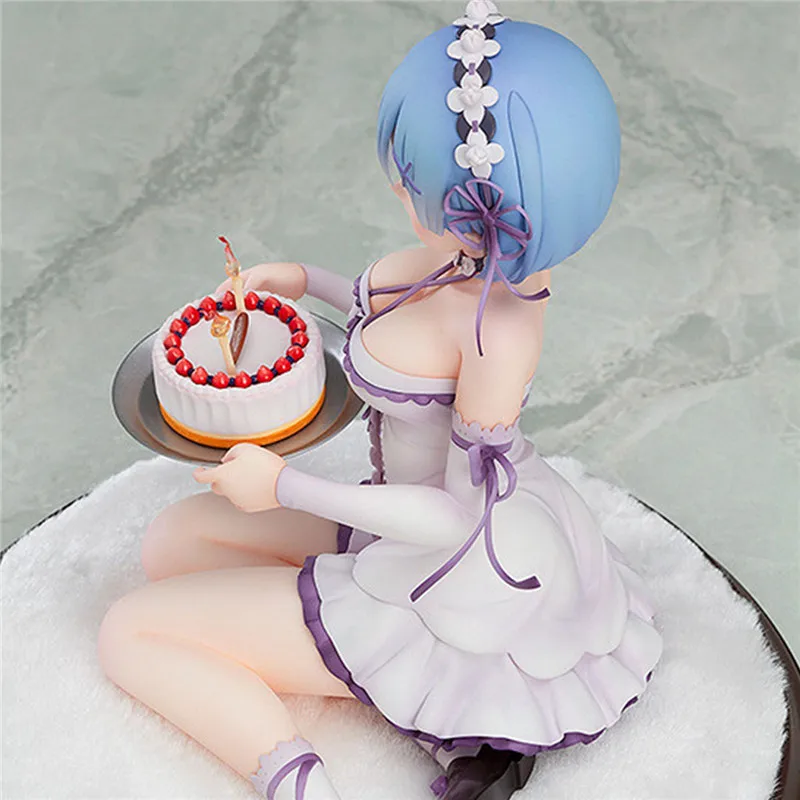 

Pre Sale Re:zero Rem Anime Figure 13Cm Cake Rem Figural Figurine Models Periphery Figurine Pvc Toys Re:zero Collection Ornament