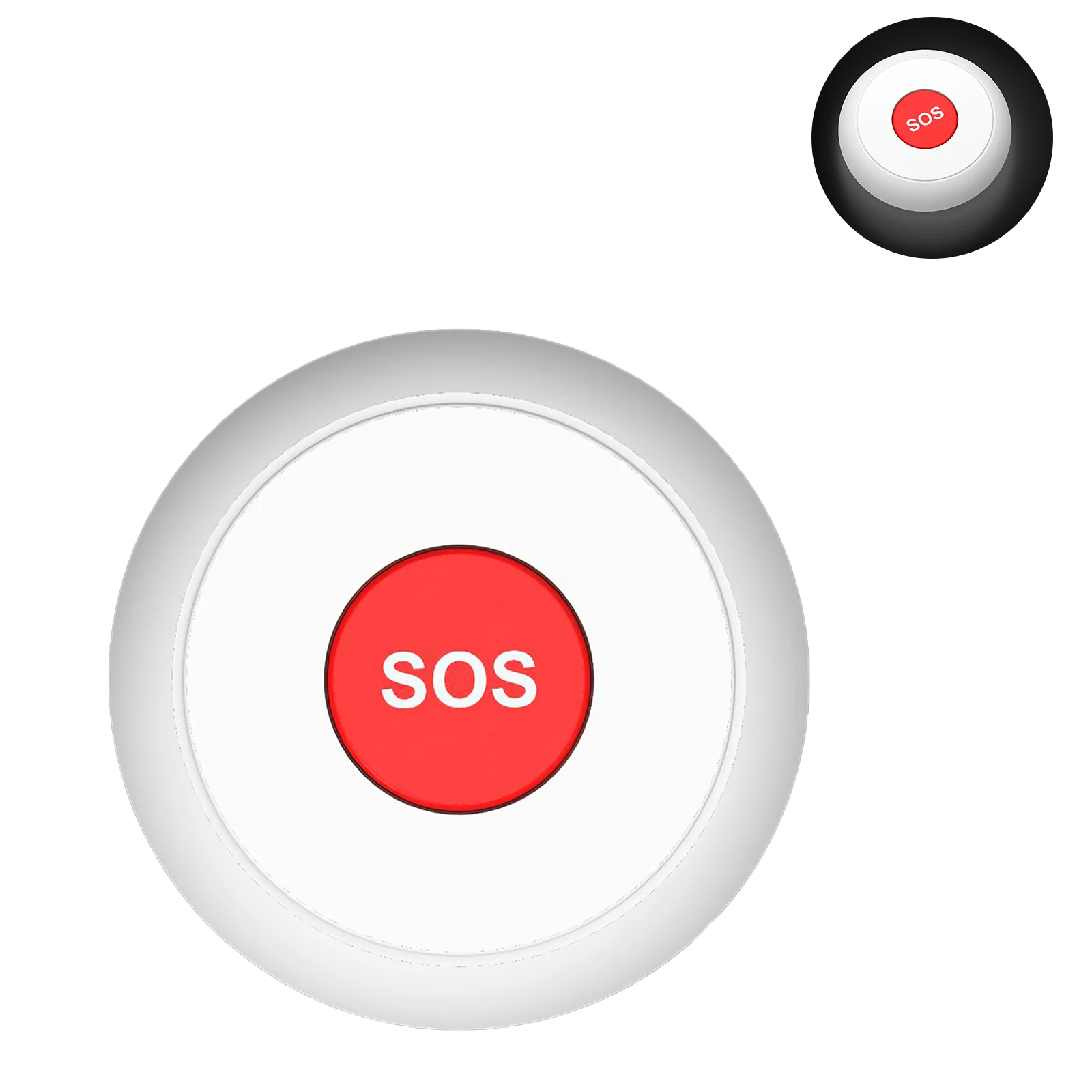 

Кнопка SOS, датчик тревоги для пожилых людей, водонепроницаемая аварийная тревожная кнопка для Tuya Smart Life, приложение дистанционного управлен...